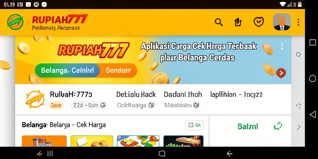 Tampilan antarmuka mudah digunakan dari RUPIAH777 untuk cek harga.