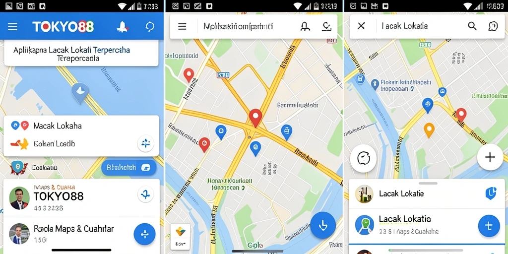 Antarmuka canggih dan mudah digunakan untuk pelacakan lokasi.
